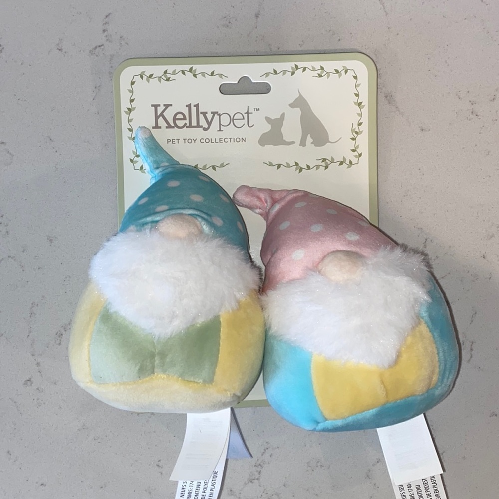 Spring Gnome Squishmallow Dog Toys